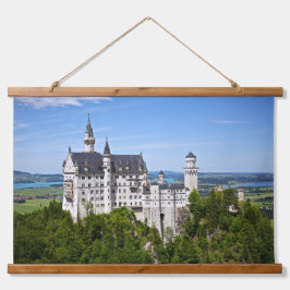 Tapiz Con Marco De Madera Castillo Neuschwanstein, Schwangau, Alemania Colga