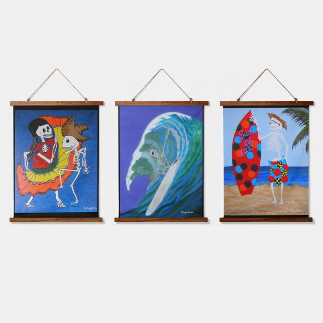 Tapiz Con Marco De Madera Celebrar la vida y reír (Triple)