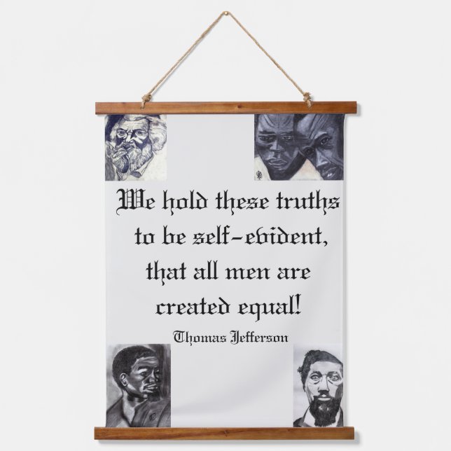 TAPIZ CON MARCO DE MADERA  CELEBRATE FREEDOM   (Anverso)