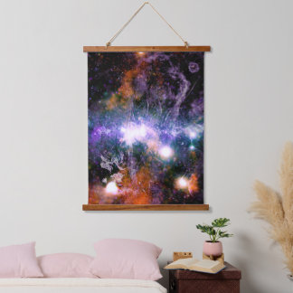 Tapiz Con Marco De Madera Centro Galáctico de la Galaxia de la Vía Láctea Ra