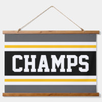 CHAMPS Rayos de Carreras blanco amarillo negro gri
