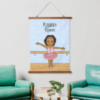 Chica Ballerina Personalizado Rótulo De Habitación