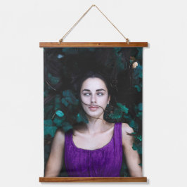 Tapiz Con Marco De Madera Chica místico