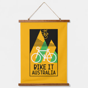 Tapiz Con Marco De Madera Ciclismo Australia