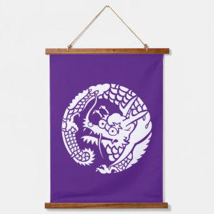 Tapiz Con Marco De Madera Círculo del dragón de la secta Nichiren