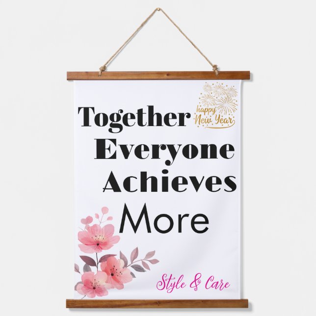 Tapiz Con Marco De Madera Citas especiales (Anverso)