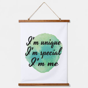 Tapiz Con Marco De Madera citas motivacionales y inspiradoras de autoamor