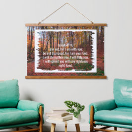 Tapiz Con Marco De Madera Citas personalizadas de versículos de la biblia y 