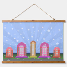 Tapiz Con Marco De Madera Ciudad de las nieves, olvidada