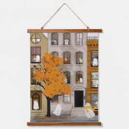 Tapiz Con Marco De Madera Ciudad fantasma