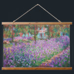 Tapiz Con Marco De Madera Claude Monet - El jardín del artista en Giverny<br><div class="desc">El jardín del artista en Giverny / Le Jardin de l'artiste a Giverny - Claude Monet,  1900</div>