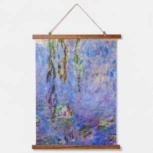 Tapiz Con Marco De Madera Claude Monet - Water Lilies