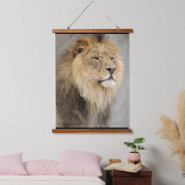 Tapiz Con Marco De Madera Cojín decorativo Lion Lovers