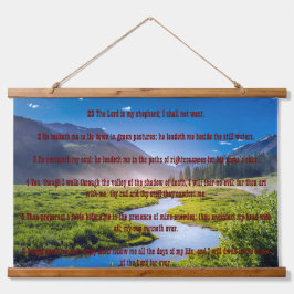 Tapiz Con Marco De Madera colgante