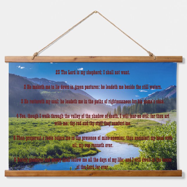 Tapiz Con Marco De Madera colgante (Anverso )