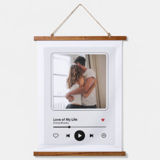 Tapiz Con Marco De Madera Colgante de pared para parejas Forever Together
