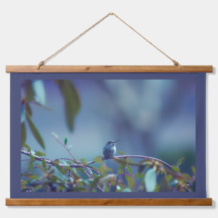 Tapiz Con Marco De Madera Colibrí 5738