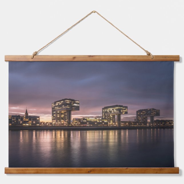 Tapiz Con Marco De Madera Cologne Germany (Anverso )