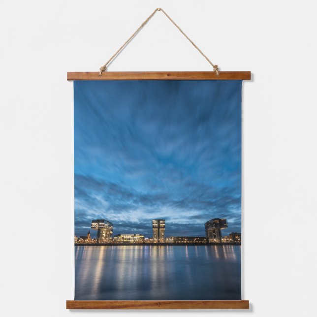 Tapiz Con Marco De Madera Cologne Germany (Anverso)