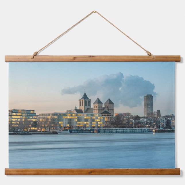 Tapiz Con Marco De Madera Cologne Germany (Anverso )