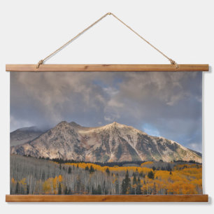 Tapiz Con Marco De Madera Colores de otoño de los ápenes, paso de Keebler