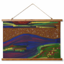 Colorido arte paisajístico