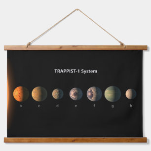 Tapiz Con Marco De Madera Cómo podrían ser los siete planetas de Trappist-1.
