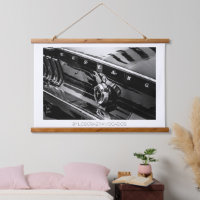 Conductor de detalles del coche clásico del múscul