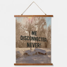 Tapiz Con Marco De Madera Connected to the Wild