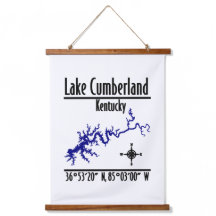 Coordenadas de la costa del lago Cumberland Kentuc