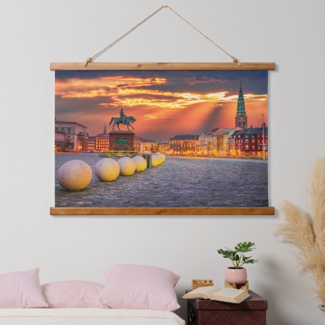 Tapiz Con Marco De Madera Copenhague (Dormitorio)