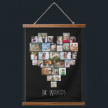 Tapiz Con Marco De Madera Corazón en forma 29 Collage de fotos Nombre de fam<br><div class="desc">Pantalla de fotos personalizado en una gran pared colgada, personalizada con el nombre de su familia. La plantilla de fotos muestra las imágenes en un collage de fotos en forma de corazón que contiene 29 imágenes. Sus fotos se muestran en una combinación de formatos cuadrados, paisajísticos y retratos y, si...</div>