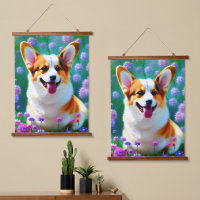 Corgi floral