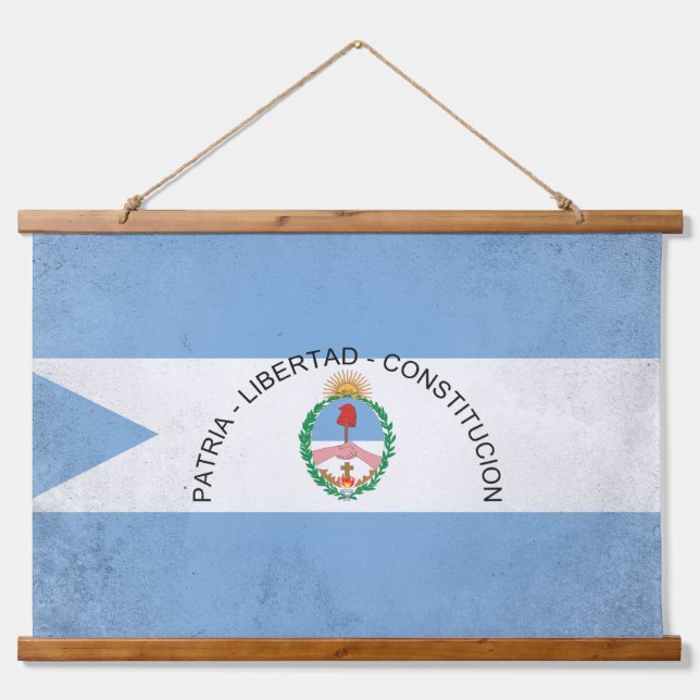 Tapiz Con Marco De Madera Corrientes (Anverso )