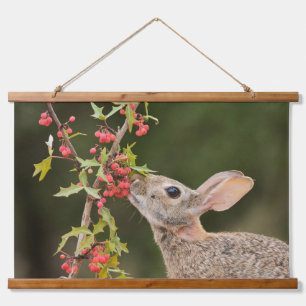Tapiz Con Marco De Madera Cottontail oriental Texas del Sur