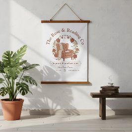 Tapiz Con Marco De Madera Cozy Chair Flowers Tapestry