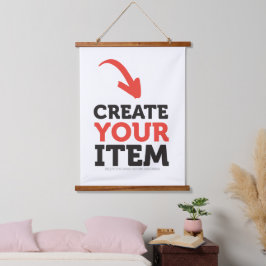Tapiz Con Marco De Madera CREA-TÚ-MISMO DIY Personalizado carga tu diseño