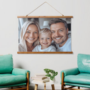 Tapiz Con Marco De Madera Crea tu propia foto