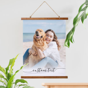 Tapiz Con Marco De Madera Crea tu propia foto personalizada