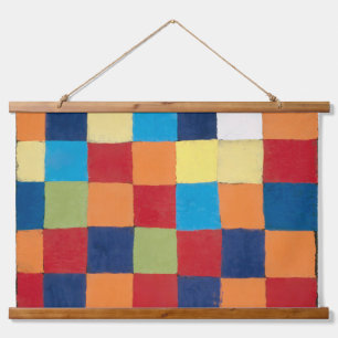 Tapiz Con Marco De Madera Cuadro de color "Qu 1" (1930) de Paul Klee