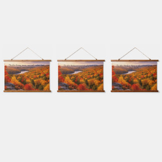 Tapiz Con Marco De Madera Customizable Autumn Wall Tapestry Set Home Gift