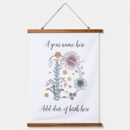 Tapiz Con Marco De Madera D Decorada por personalizable