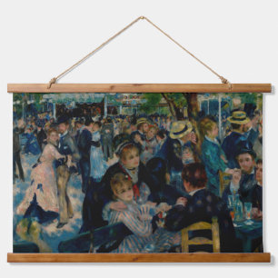 Tapiz Con Marco De Madera Danza en Le Moulin de la Galette - Auguste Renoir