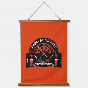 Tapiz Con Marco De Madera Dardos de pub clásicos