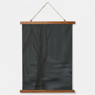Tapiz Con Marco De Madera Dark Woods