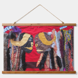 Tapiz Con Marco De Madera De pie mi tierra