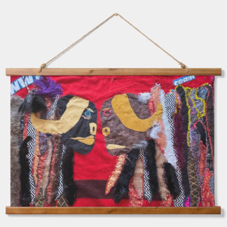 Tapiz Con Marco De Madera De pie mi tierra