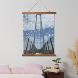 Tapiz Con Marco De Madera Dean Street Pedestrian Bridge Pathway to the Sky