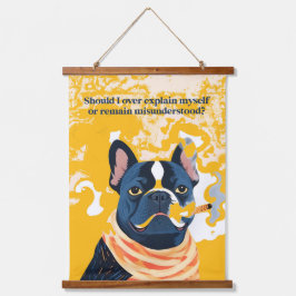 Tapiz Con Marco De Madera Debería Explicarme