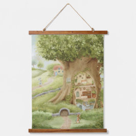 Tapiz Con Marco De Madera Decoración de guardería para habitación de niños c